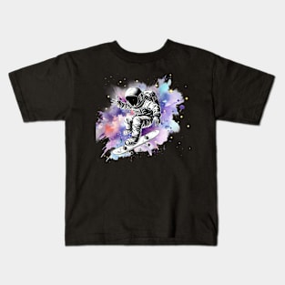 Skateboard Nebula Kids T-Shirt